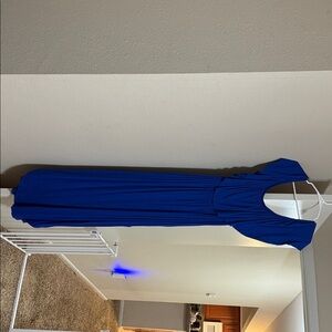 Chic Royal Blue Maxi Dress